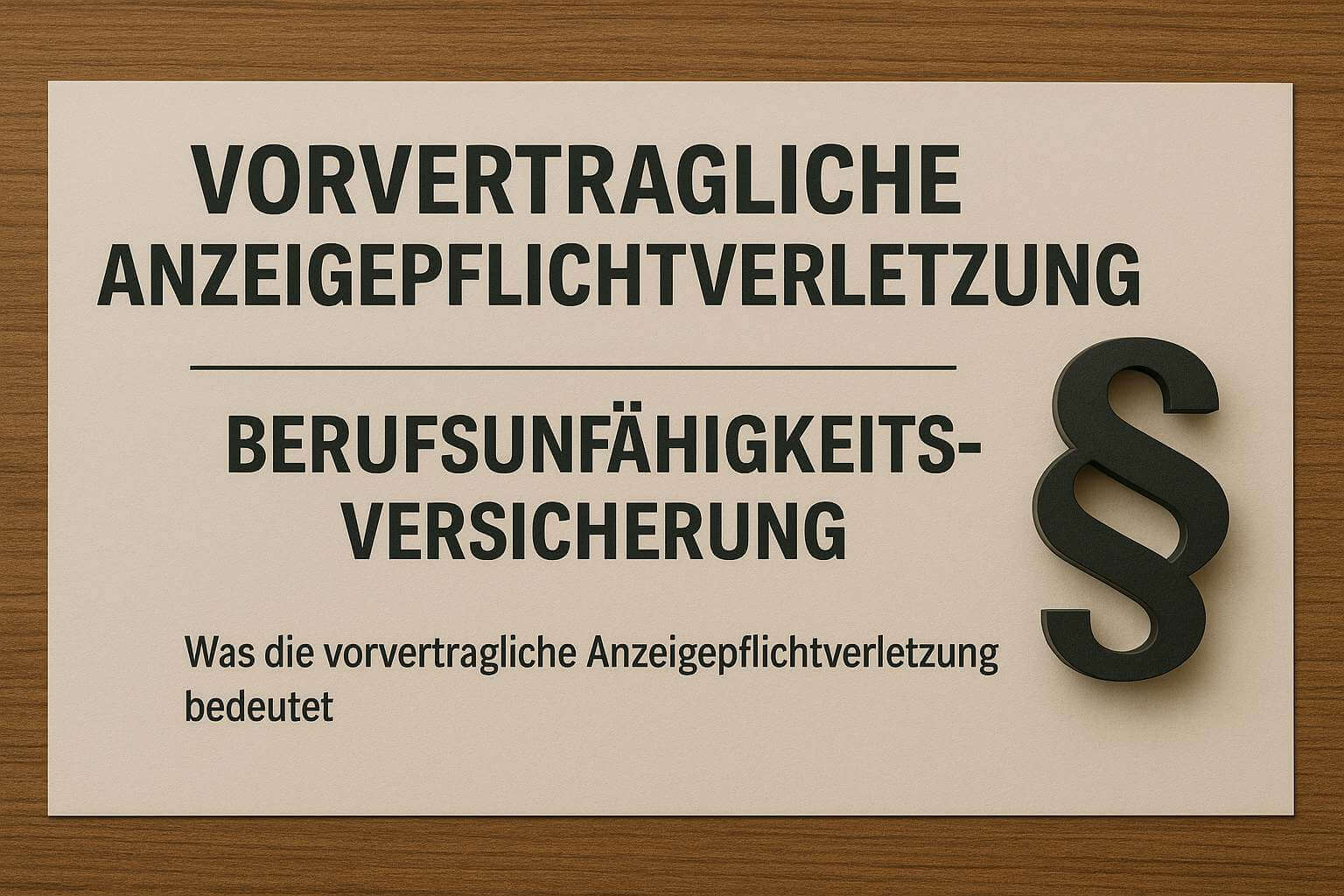 Vorvertragliche-Anzeigepflichtverletzung-BU-Versicherung